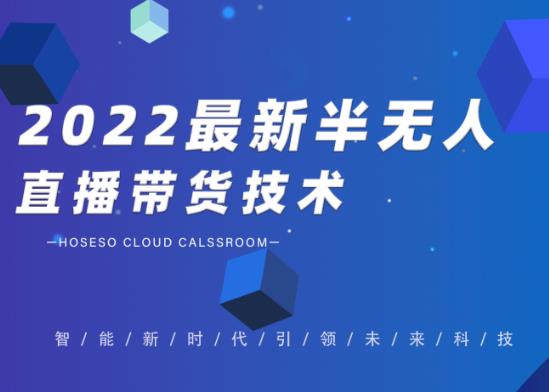 禾兴社·2022最新抖音半无人直播带货技术及卡直播广场玩法，价值699元-木石资源网