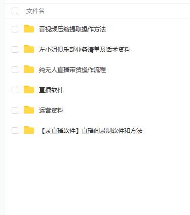 左小姐-直播带货俱乐部十三行、无人直播，全套教程附：工具、文档、话术资料-木石资源网