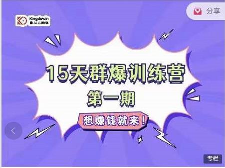 金抖云Peter《15天群爆训练营》，破解抖音玄学，群爆心法，起号方式-木石资源网