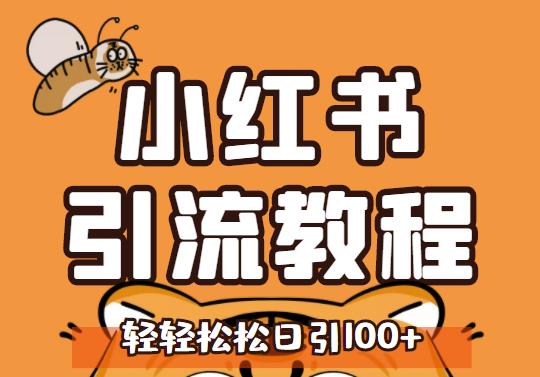 小红书运营引流全系列课程，每天引流100精准粉-木石资源网