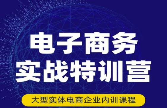 民赛电气内部出品：电子商务实战特训营，全方位带你入门电商，308种方式玩转电商-木石资源网