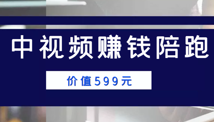 中视频赚钱陪跑，卖中视频账户赚钱收益陪跑项目（价值599元）-木石资源网