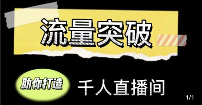 直播运营实战视频课，助你打造千人直播间（14节视频课）-木石资源网
