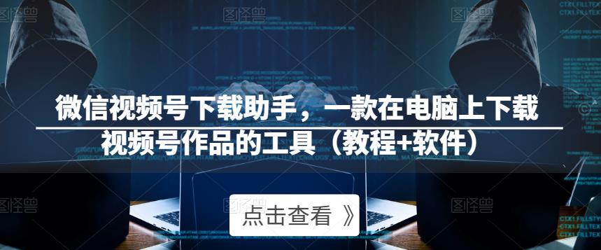 微信视频号下载助手，一款在电脑上下载视频号作品的工具（教程+软件）-木石资源网