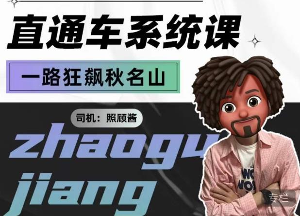 照顾酱·直通车系统课，从0到1搭建你的付费推广思维，讲基础，讲思路，讲方法，也讲实操-木石资源网