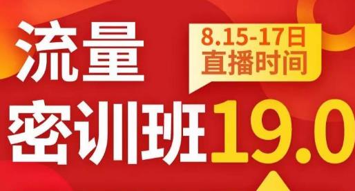 秋秋线上流量密训班19.0，打通流量关卡，线上也能实战流量破局-木石资源网