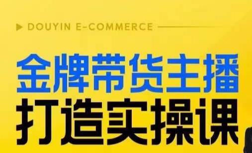 金牌带货主播打造实操课，直播间小公主丹丹老师告诉你，百万主播不可追，高效复制是王道！-木石资源网