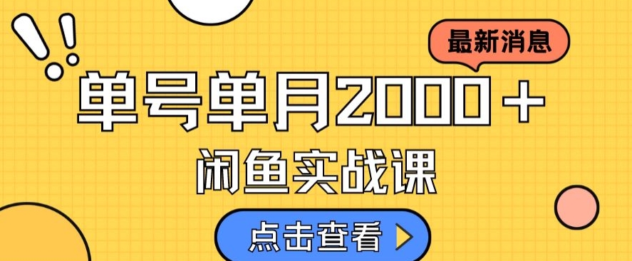 最新闲鱼日入500＋，虚拟资料变现喂饭级讲解-木石资源网
