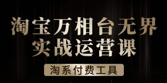 沧海·淘系万相台无界实战运营课，万相台无界实操全案例解析-木石资源网