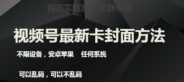 梅花实验室社群最新卡封面玩法3.0，不限设备，安卓苹果任何系统-木石资源网