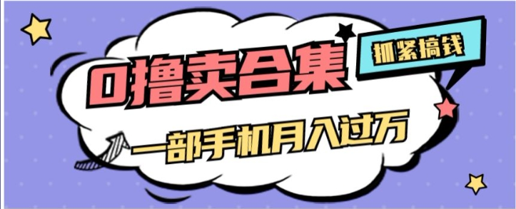 0撸项目月入过万，售卖全套ai工具合集，一单29.9元，一部手机即可【揭秘】-木石资源网