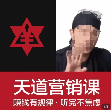 天道老阮-天道营销课，​赚钱有规律，听完不焦虑-木石资源网