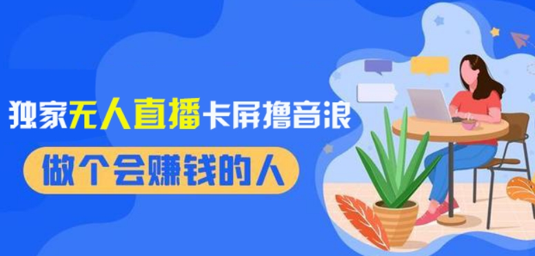 2024独家无人直播卡屏撸音浪，12月新出教程，收益稳定，无需看守，轻松上手日入1000+【揭秘】-木石资源网