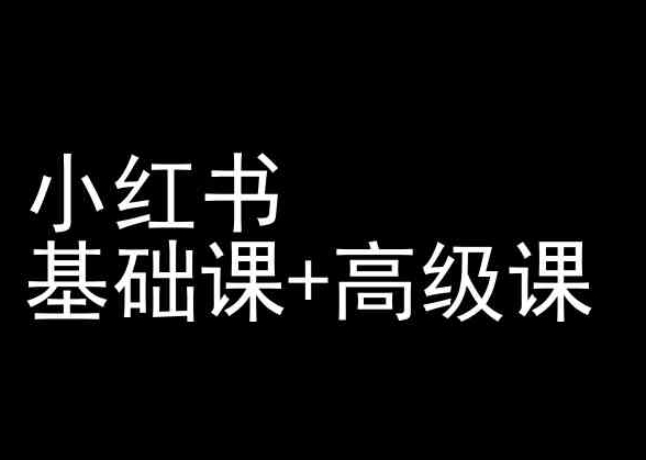 小红书基础课+高级课-小红书运营教程-木石资源网