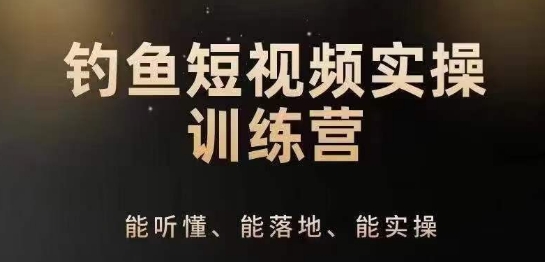 0基础学习钓鱼短视频系统运营实操技巧，钓鱼再到系统性讲解定位ip策划技巧-木石资源网