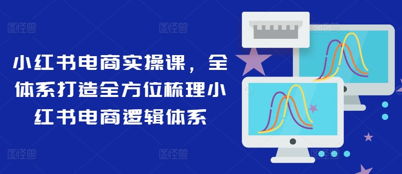 小红书电商实操课，全体系打造全方位梳理小红书电商逻辑体系-木石资源网