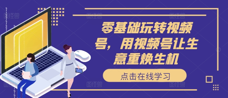 零基础玩转视频号，用视频号让生意重焕生机-木石资源网