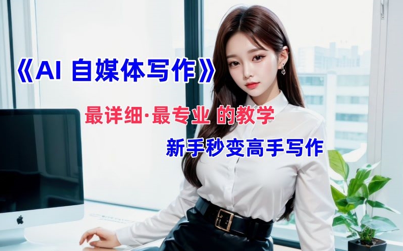 AI自媒体文章创作全网最详细教程，新手秒变写作高手，多方位发展-木石资源网