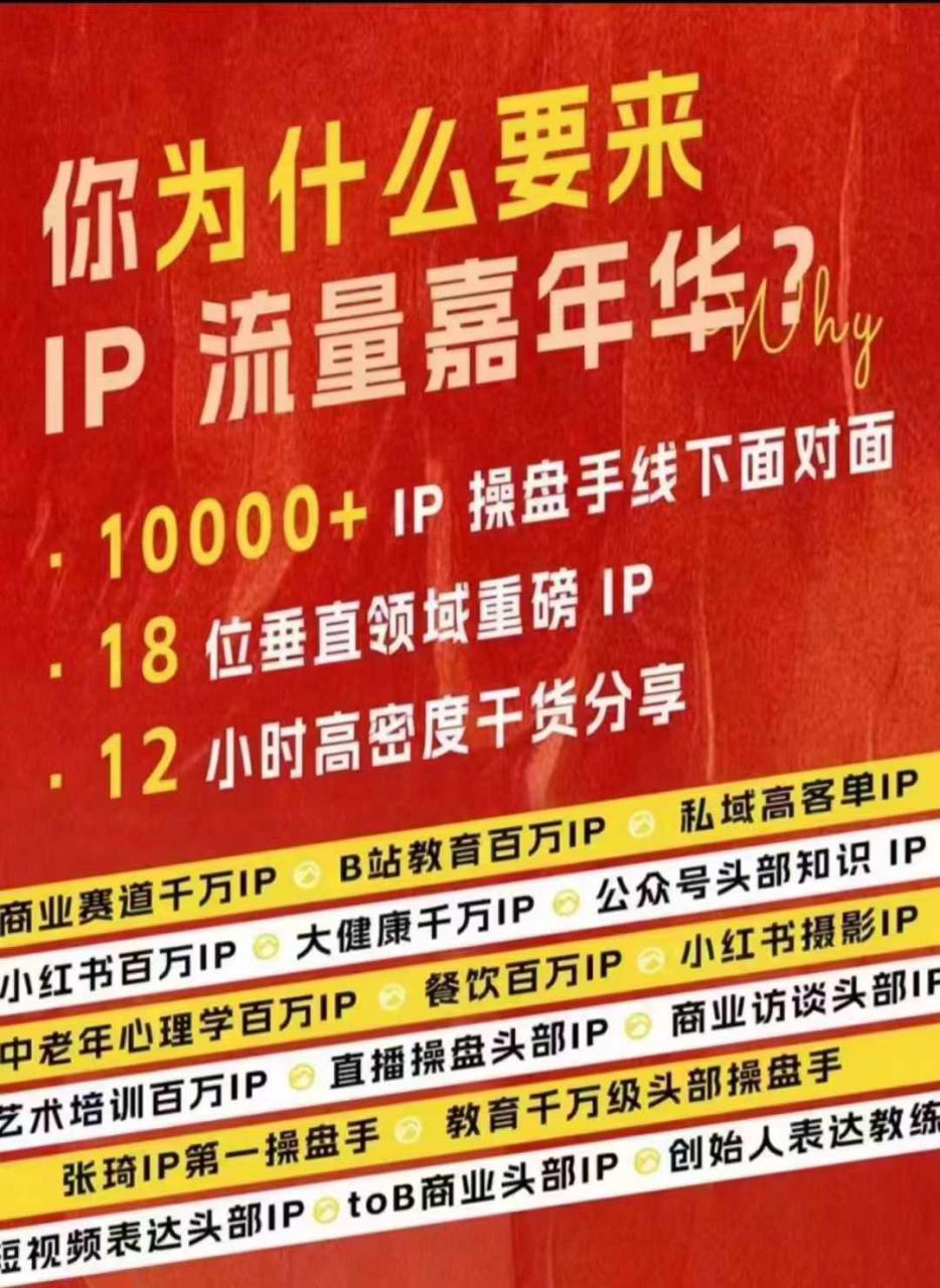 群响IP流量嘉年华，​现场视频+IP江湖2024典藏版PPT-木石资源网