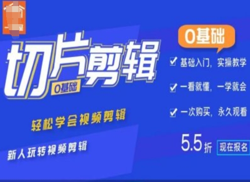 0基础IP切片剪辑，轻松学会视频剪辑，新人玩转视频剪辑-木石资源网