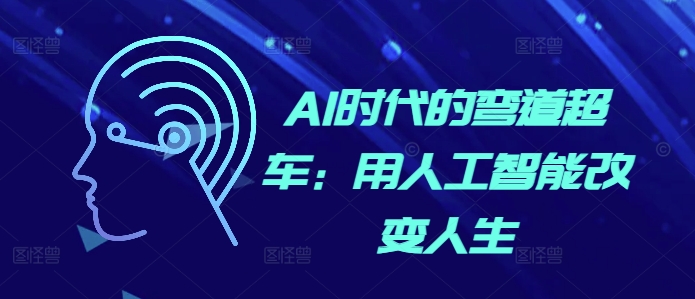 AI时代的弯道超车：用人工智能改变人生-木石资源网