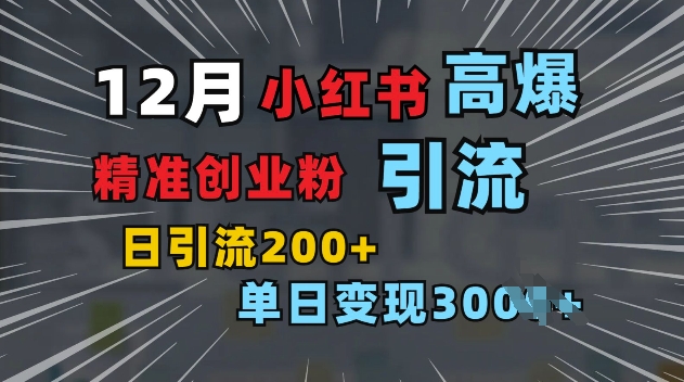 小红书一张图片“引爆”创业粉，单日+200+精准创业粉 可筛选付费意识创业粉【揭秘】-木石资源网