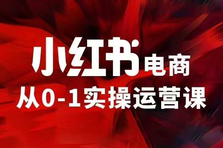小红书电商运营，97节小红书vip内部课，带你实现小红书赚钱-木石资源网