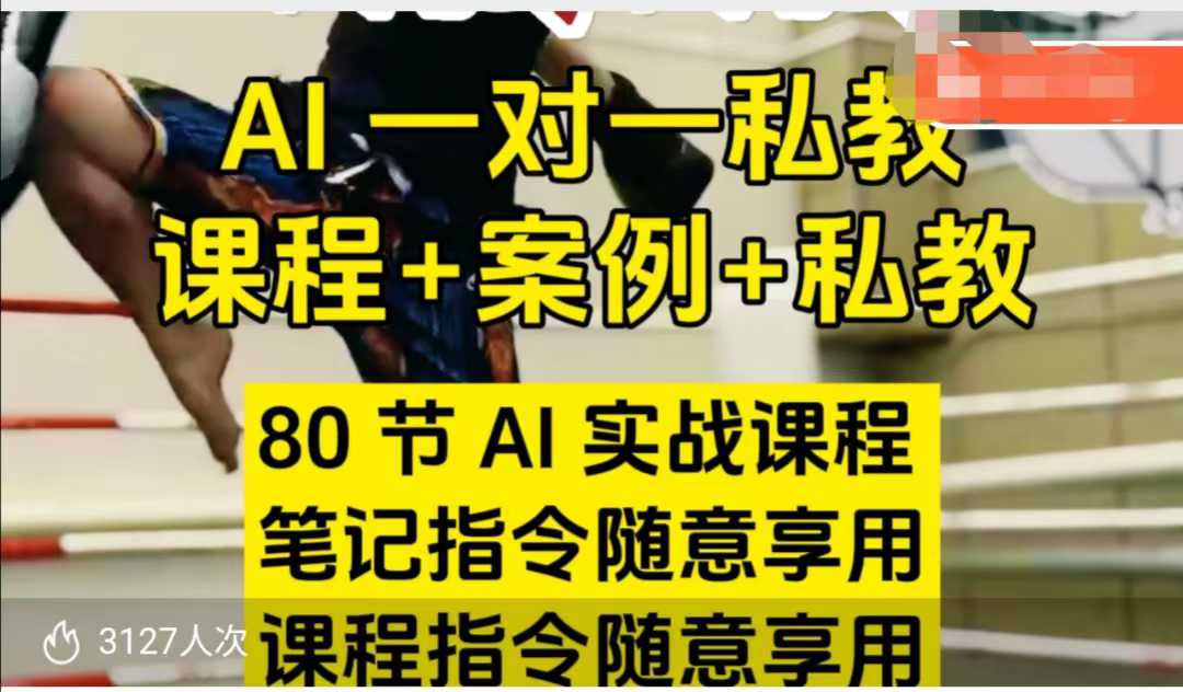 AI指令实战课，课程+案例，80节AI实战课程，笔记指令随意享用，课程指令随意享用-木石资源网