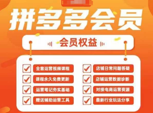 2025拼多多运营实战课，40节全流程教学，覆盖拼多多运营全链路-木石资源网