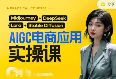 AI电商应用实操课(加更DeepSeek)保姆级喂饭教程，从0-1用AI做电商-木石资源网