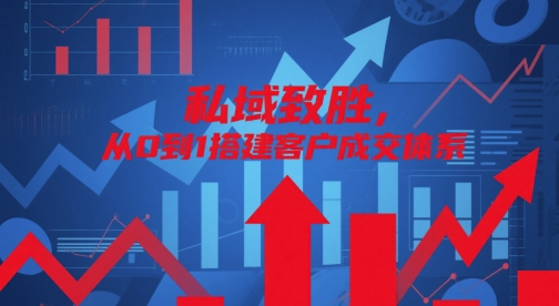 私域致胜，从0到1搭建客户成交体系-木石资源网
