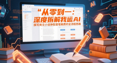 从零到一：深度拆解我运用AI撰写爽文小说挣取首笔稿费的全流程思路-木石资源网