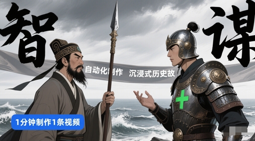 扣子工作流一键生成沉浸式历史故事，一天工作量，3分钟搞定-木石资源网