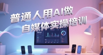 普通一个人用AI做自媒体，助你轻松开启AI自媒体创作之路-木石资源网