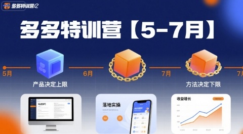 多多特训营【5-7月】产品决定上限，方法决定下限，各种玩法技巧落地实操-木石资源网