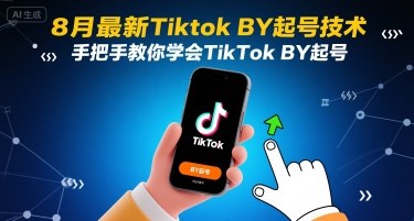 8月最新Tiktok搬运起号技术，手把手教你学会TikTok搬运起号-木石资源网