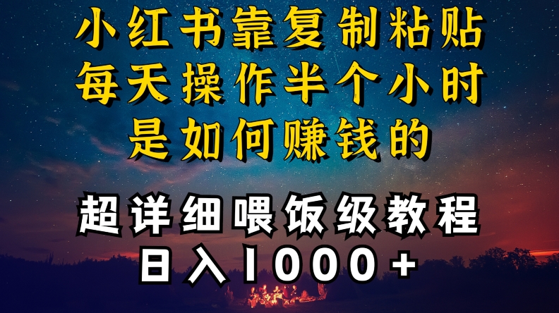 小红书做养发护肤类博主，10分钟复制粘贴，就能做到日入1000+，引流速度也超快，长期可做【揭秘】-木石资源网