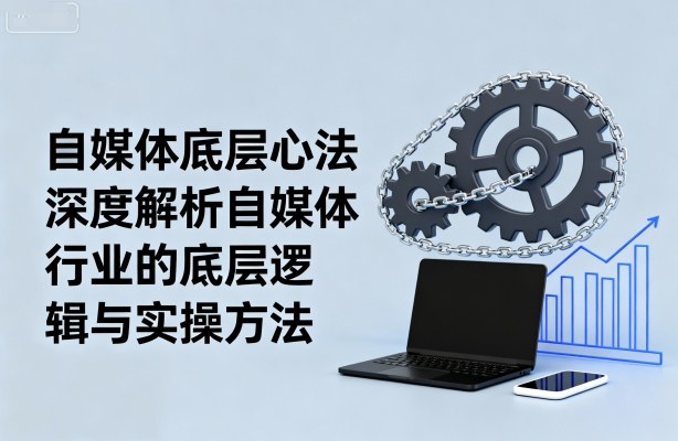 自媒体底层心法，深度解析自媒体行业的底层逻辑与实操方法-木石资源网