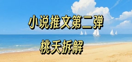 小说推文项目操作全流程第二弹，0粉就能做，门槛低非常适合新手-木石资源网