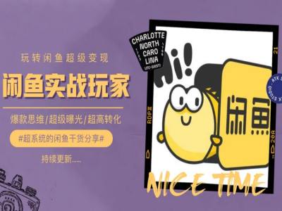 手把手教你0到1系统玩转闲鱼变现，爆款思维/超级曝光/超高转化-木石资源网