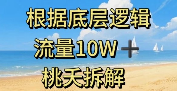 据底层逻辑，流量10W+，以安全知识科普为例-木石资源网