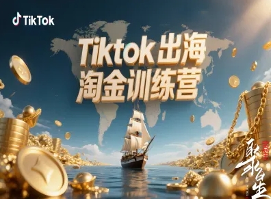Tiktok出海淘金训练营，跨境电商TK实战变现-木石资源网
