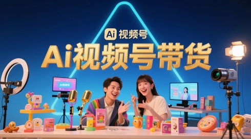 风口已至！AI视频号带货轻松月入过1W，99%的普通人却卡在内容制作门槛-木石资源网