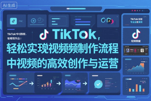 TikTok中视频制做流程，轻松实现Tk中视频的高效创作与运营-木石资源网
