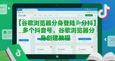谷歌浏览器分身登陆多个抖音号，谷歌浏览器分身创建教程-木石资源网