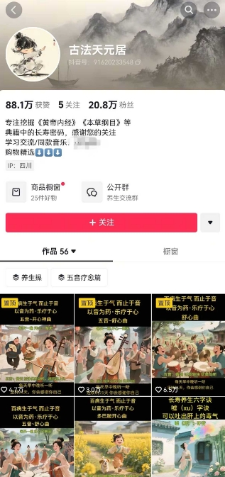 古法五音养生教程，五音疗愈的视频的制作方法，2-4小时就能学会，作者10天涨粉10W-木石资源网