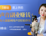 20堂好声音副业赚钱,让90%的人都能华丽转“声”,用声音轻松挣钱,月入过万。-木石资源网