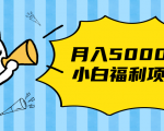 搏金汇小白福利网赚项目,长久稳定月入5000-木石资源网