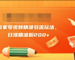 黄岛主引流课:百家号视频精准引流玩法,日涨精准粉200+-木石资源网