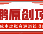 高鹏圈半自动化出单,月入2万零成本虚拟产品项目【附资料】-木石资源网